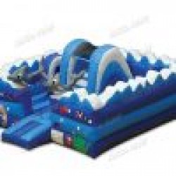 39SWTPC inflatable toddler game118 Sea World Toddlers Combo Obstacle Course